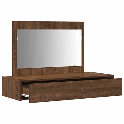 Schminktisch mit Speicher Braun 100 x 40 x 70 cm Holzwerkstoff
