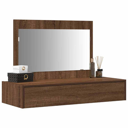 Schminktisch mit Speicher Braun 100 x 40 x 70 cm Holzwerkstoff