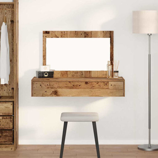 Schminktisch mit Speicher Braun 100 x 40 x 70 cm Holzwerkstoff