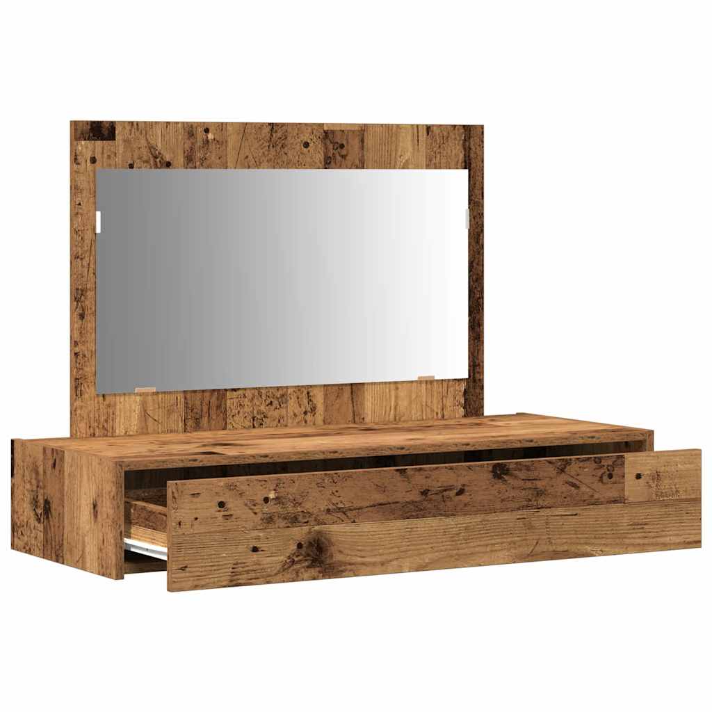 Schminktisch mit Speicher Braun 100 x 40 x 70 cm Holzwerkstoff
