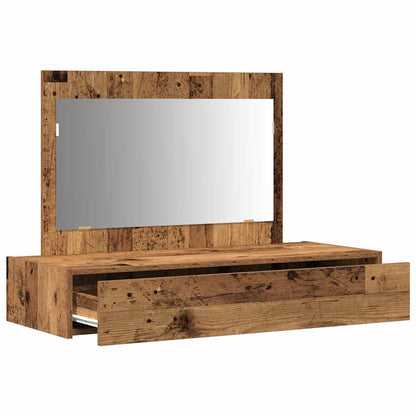 Schminktisch mit Speicher Braun 100 x 40 x 70 cm Holzwerkstoff