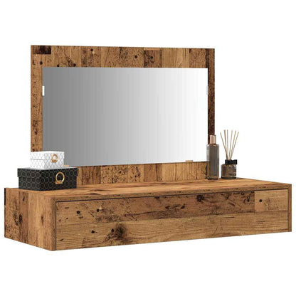 Schminktisch mit Speicher Braun 100 x 40 x 70 cm Holzwerkstoff