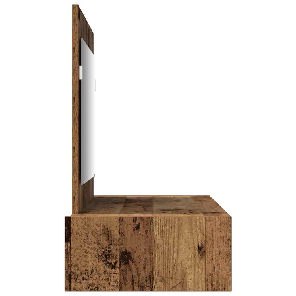Schminktisch mit Speicher Braun 100 x 40 x 70 cm Holzwerkstoff