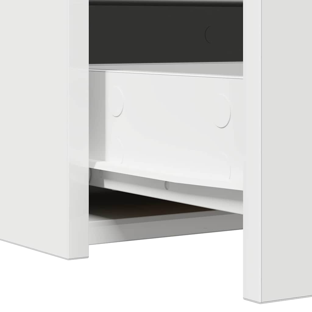 Schminktisch mit Schubladen Weiß 60 x 40 x 70 cm Holzwerkstoff