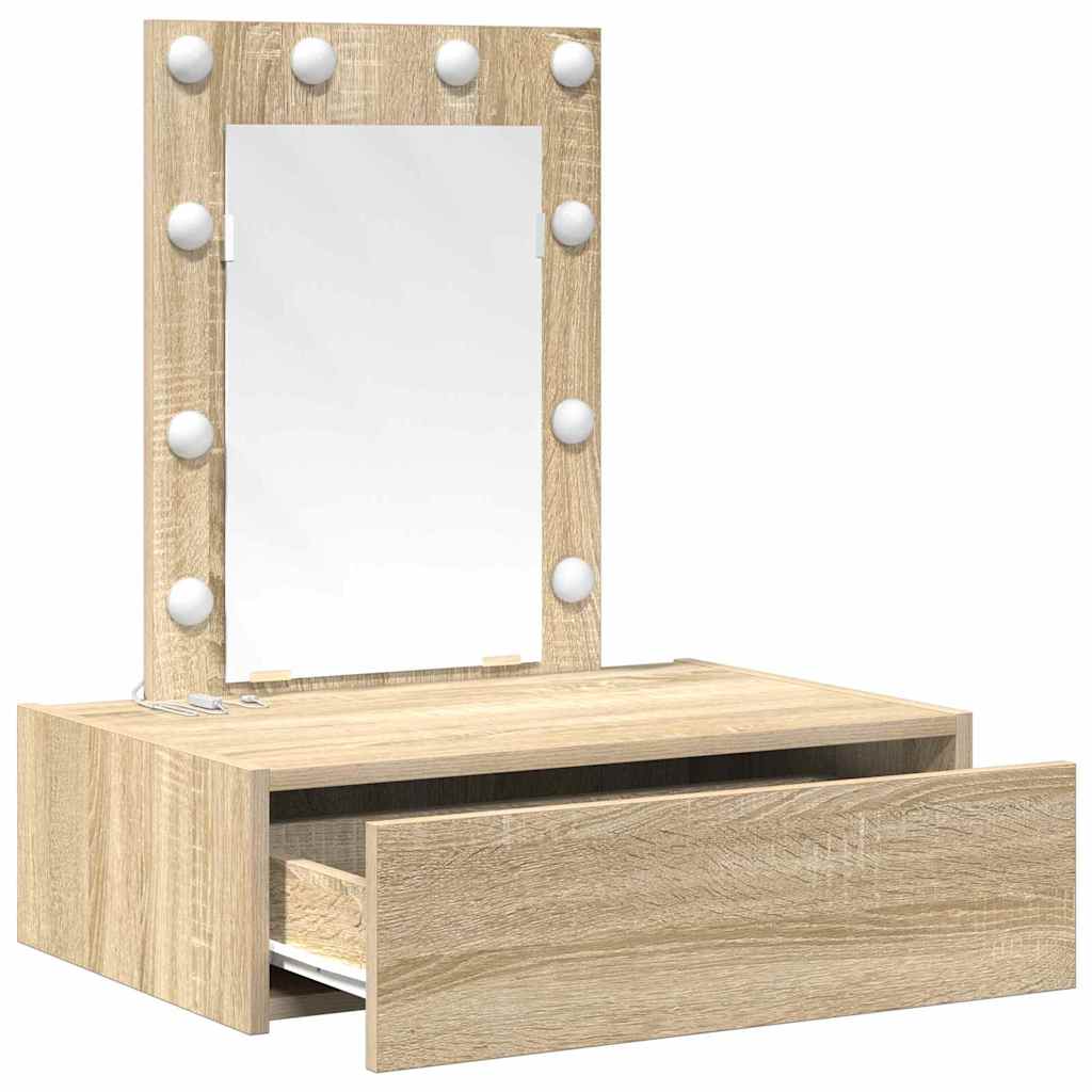 Schminktisch mit Schubladen Braun 60 x 40 x 70 cm Holzwerkstoff