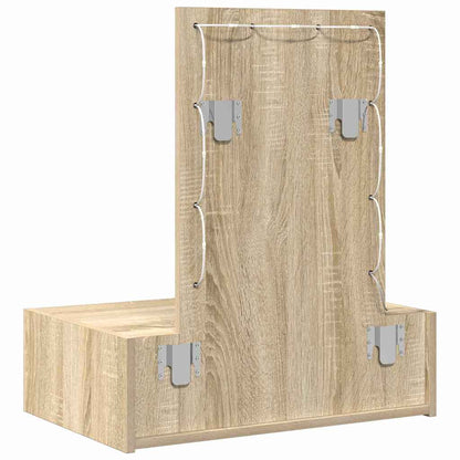 Schminktisch mit Schubladen Braun 60 x 40 x 70 cm Holzwerkstoff