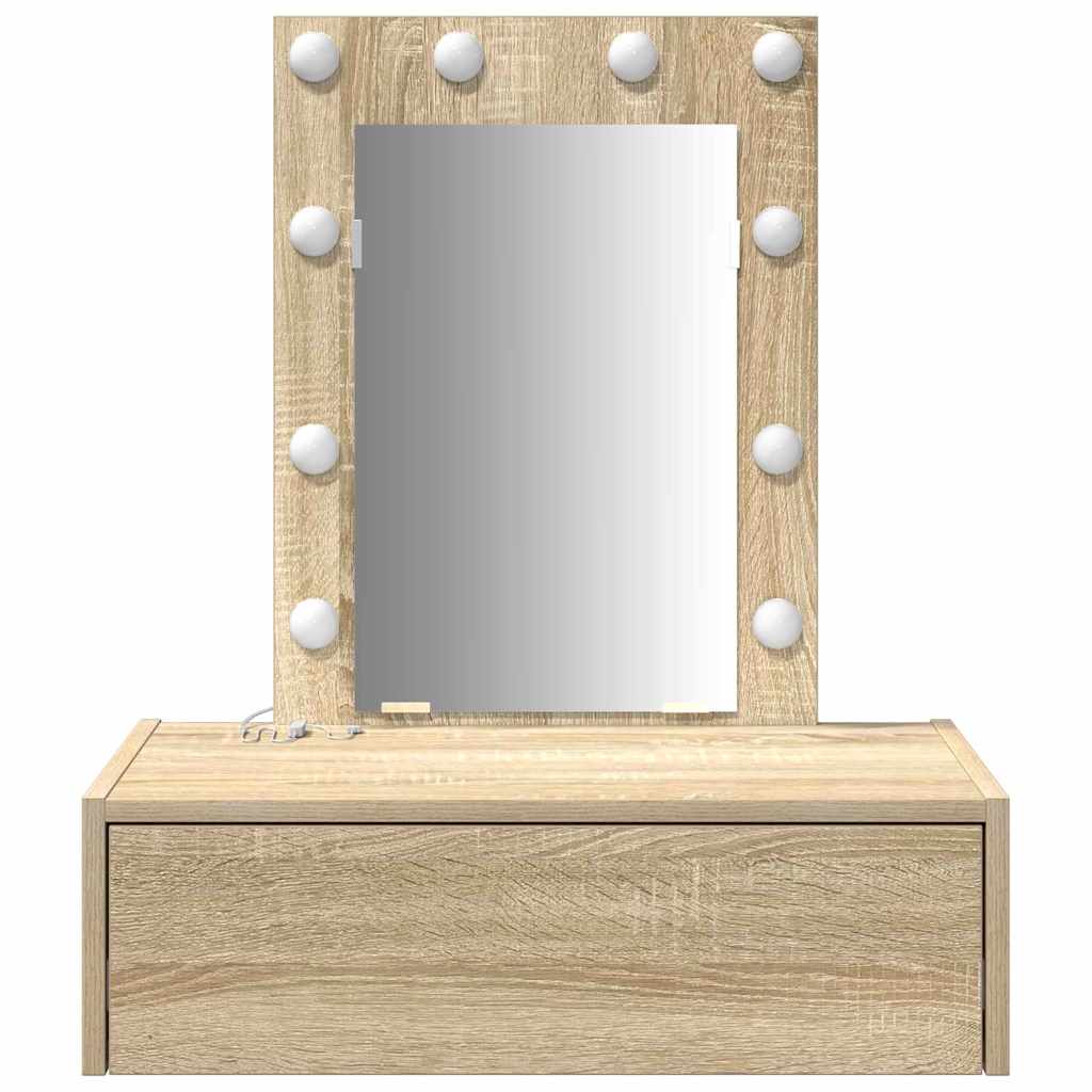 Schminktisch mit Schubladen Braun 60 x 40 x 70 cm Holzwerkstoff