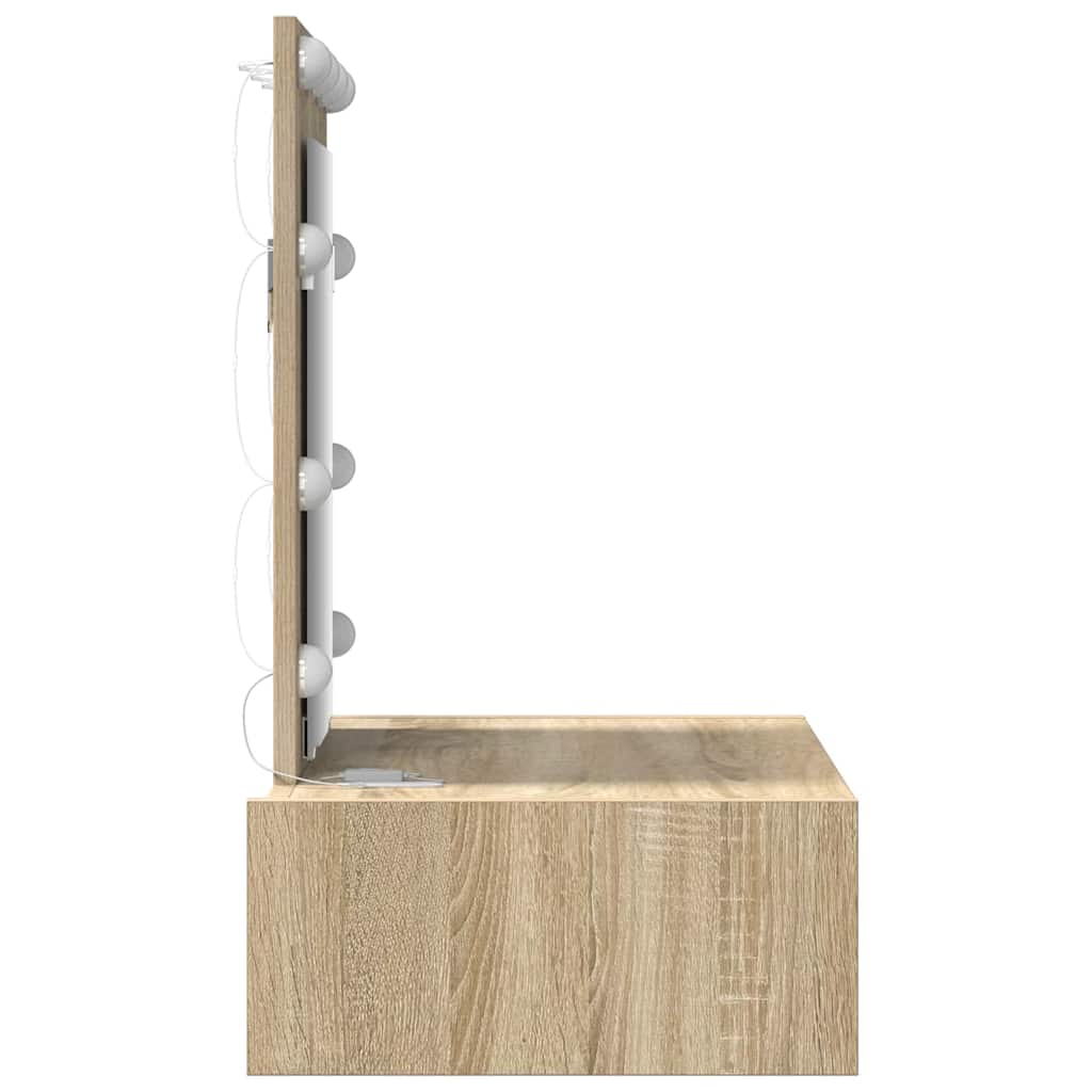 Schminktisch mit Schubladen Braun 60 x 40 x 70 cm Holzwerkstoff