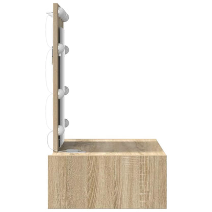 Schminktisch mit Schubladen Braun 60 x 40 x 70 cm Holzwerkstoff