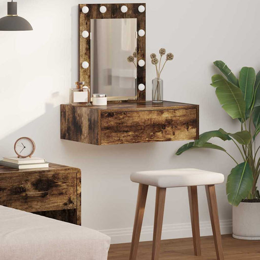Schminktisch mit Schubladen Braun 60 x 40 x 70 cm Holzwerkstoff