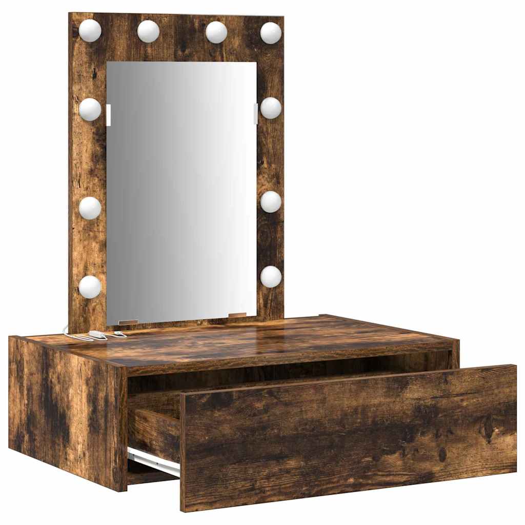 Schminktisch mit Schubladen Braun 60 x 40 x 70 cm Holzwerkstoff
