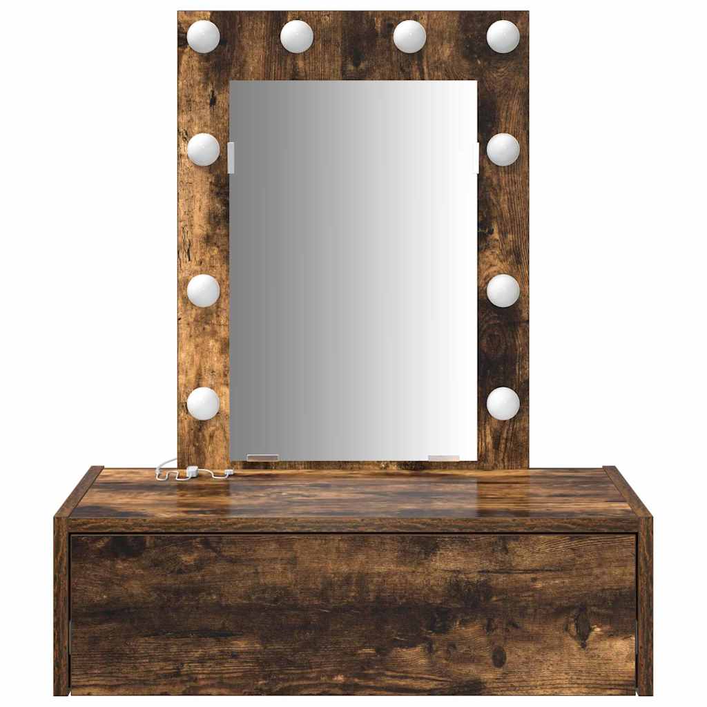 Schminktisch mit Schubladen Braun 60 x 40 x 70 cm Holzwerkstoff