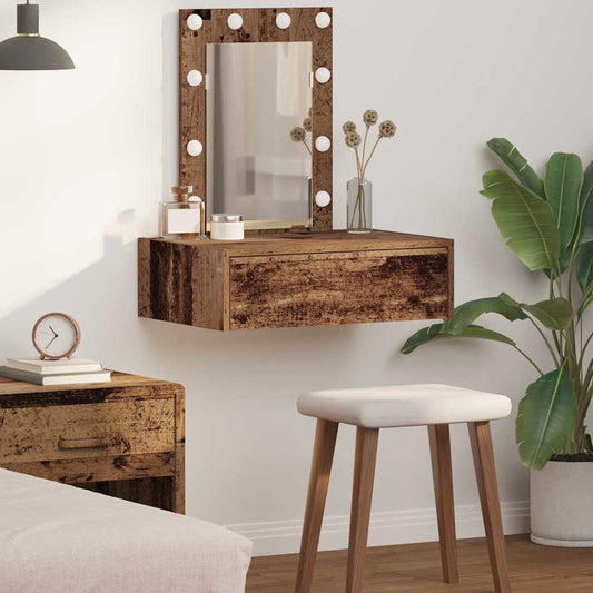 Schminktisch mit Schubladen Braun 60 x 40 x 70 cm Holzwerkstoff