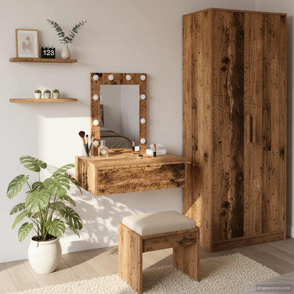 Schminktisch mit Schubladen Braun 60 x 40 x 70 cm Holzwerkstoff