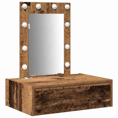 Schminktisch mit Schubladen Braun 60 x 40 x 70 cm Holzwerkstoff