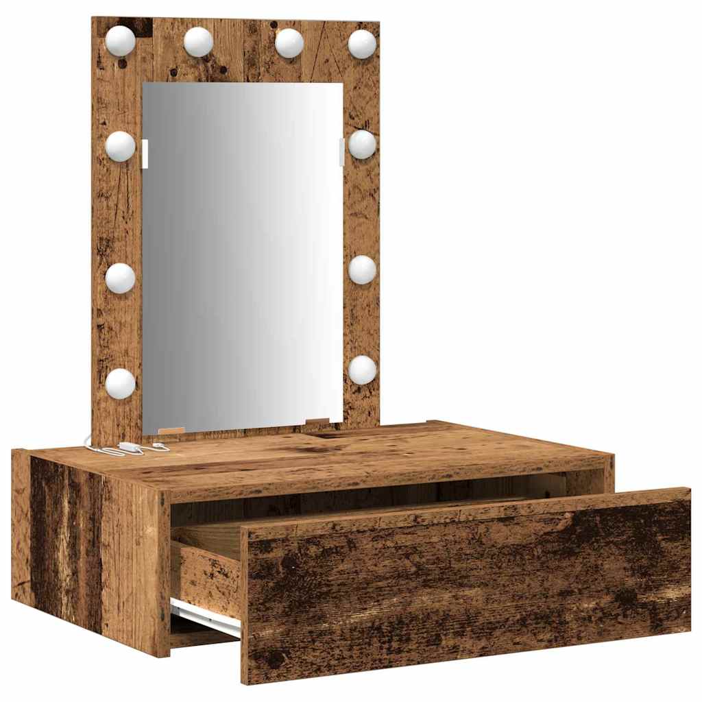 Schminktisch mit Schubladen Braun 60 x 40 x 70 cm Holzwerkstoff