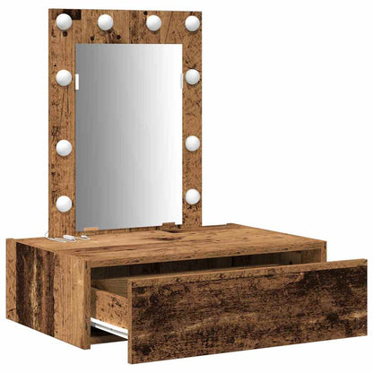 Schminktisch mit Schubladen Braun 60 x 40 x 70 cm Holzwerkstoff