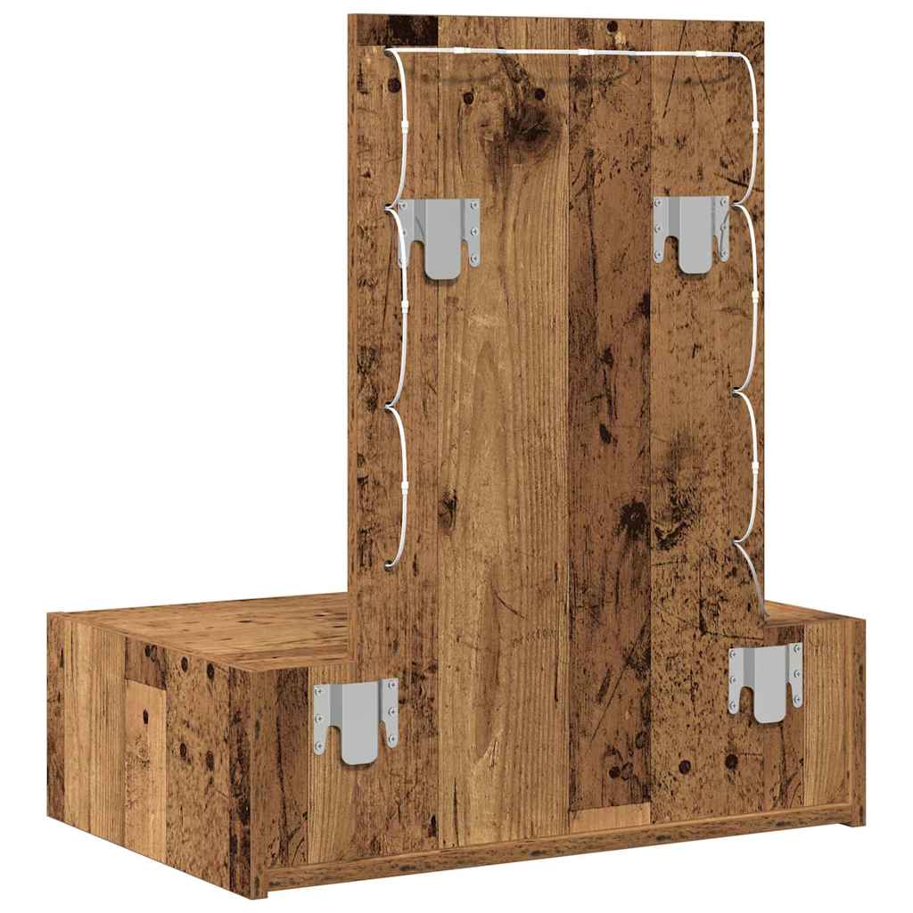 Schminktisch mit Schubladen Braun 60 x 40 x 70 cm Holzwerkstoff