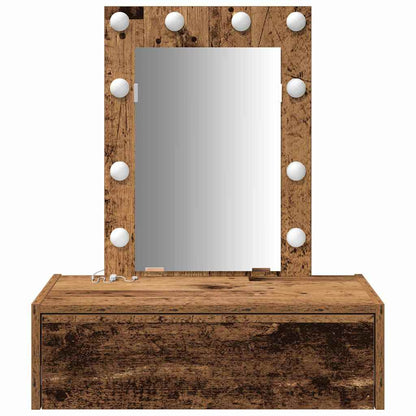 Schminktisch mit Schubladen Braun 60 x 40 x 70 cm Holzwerkstoff