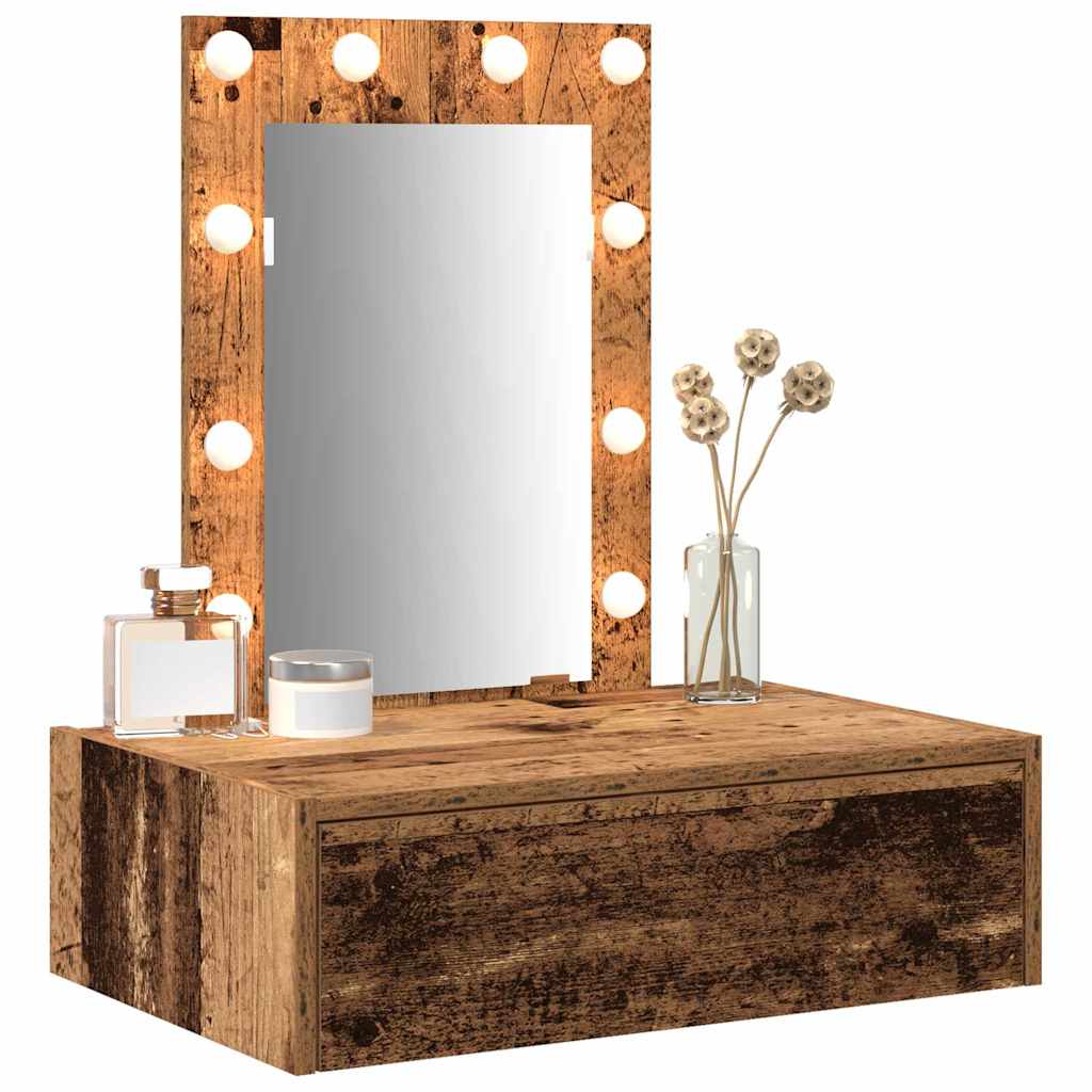 Schminktisch mit Schubladen Braun 60 x 40 x 70 cm Holzwerkstoff