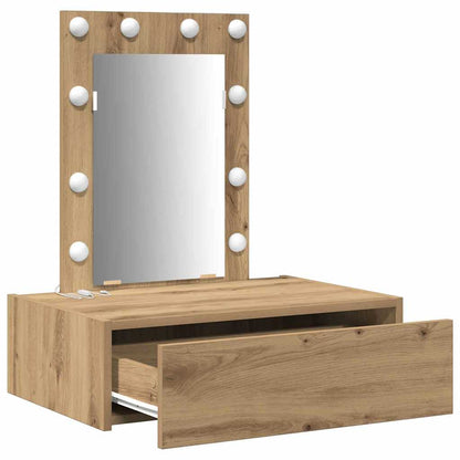 Schminktisch mit Schubladen Braun 60 x 40 x 70 cm Holzwerkstoff