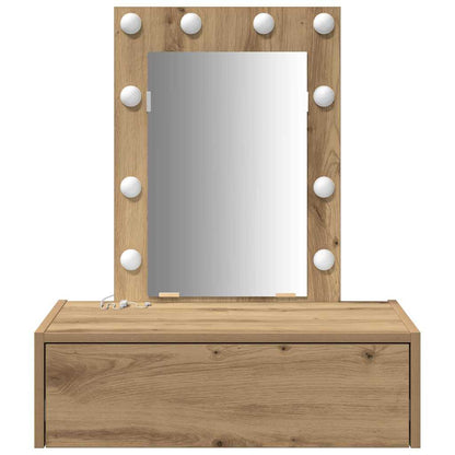Schminktisch mit Schubladen Braun 60 x 40 x 70 cm Holzwerkstoff