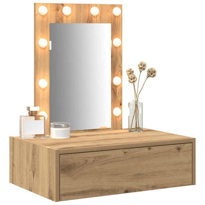 Schminktisch mit Schubladen Braun 60 x 40 x 70 cm Holzwerkstoff