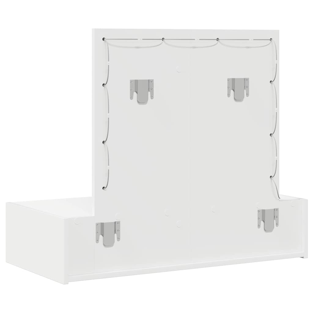 Schminktisch mit Schubladen Weiß 83 x 40 x 70 cm Holzwerkstoff