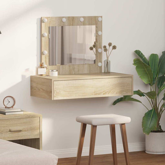 Schminktisch mit Schubladen Braun 83 x 40 x 70 cm Holzwerkstoff