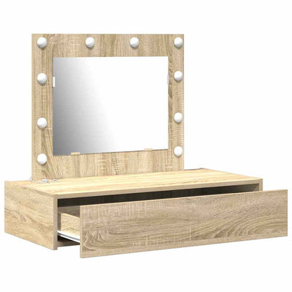 Schminktisch mit Schubladen Braun 83 x 40 x 70 cm Holzwerkstoff