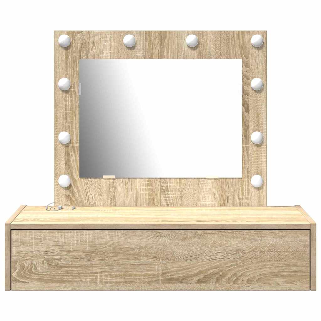 Schminktisch mit Schubladen Braun 83 x 40 x 70 cm Holzwerkstoff