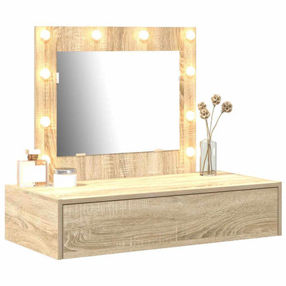 Schminktisch mit Schubladen Braun 83 x 40 x 70 cm Holzwerkstoff