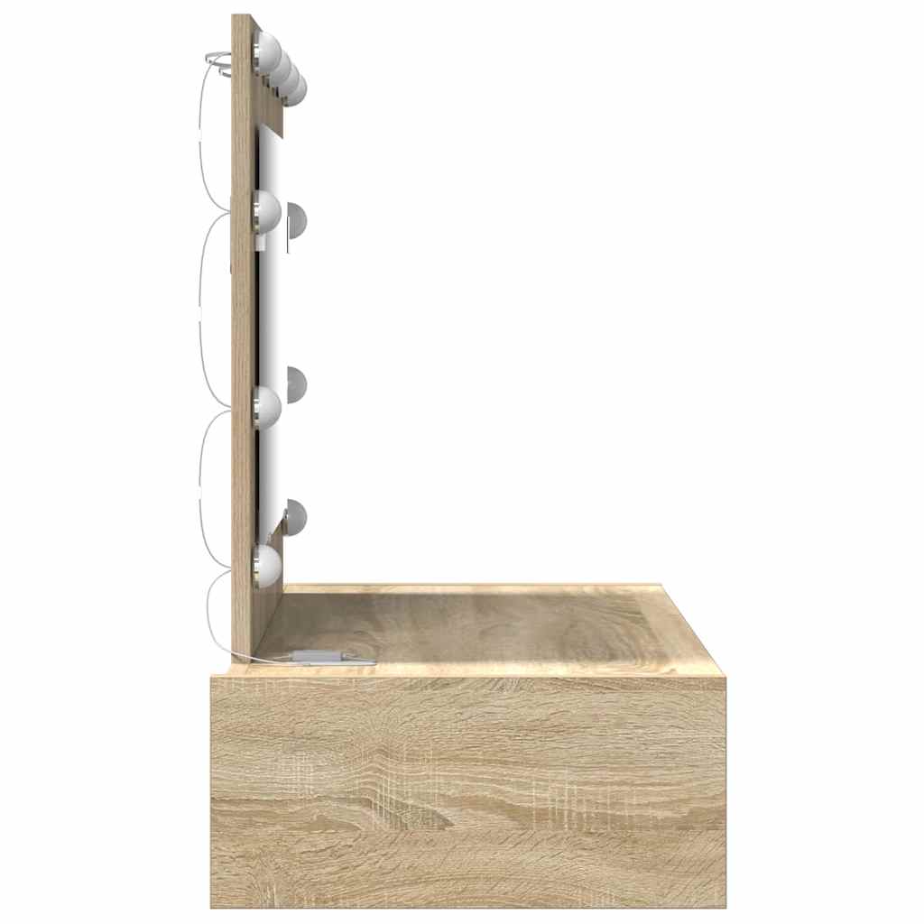 Schminktisch mit Schubladen Braun 83 x 40 x 70 cm Holzwerkstoff