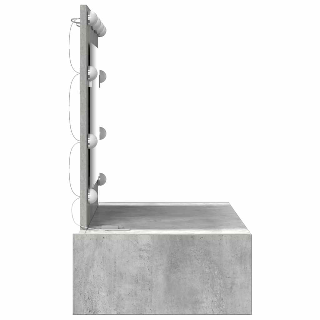 Schminktisch mit Schubladen Grau 83 x 40 x 70 cm Holzwerkstoff