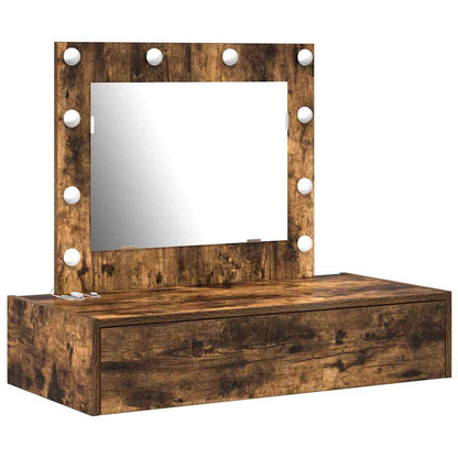 Schminktisch mit Schubladen Braun 83 x 40 x 70 cm Holzwerkstoff