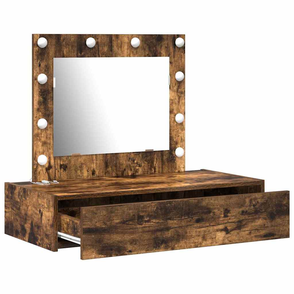 Schminktisch mit Schubladen Braun 83 x 40 x 70 cm Holzwerkstoff