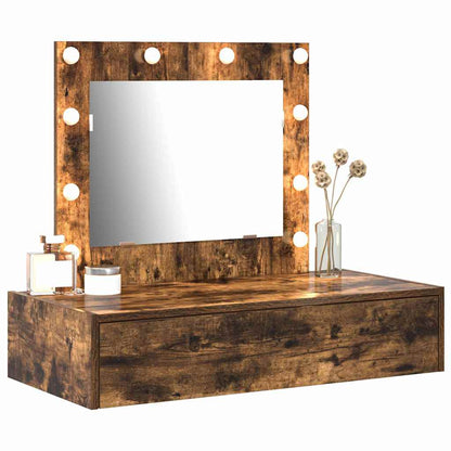 Schminktisch mit Schubladen Braun 83 x 40 x 70 cm Holzwerkstoff