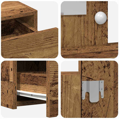 Schminktisch mit Schubladen Braun 83 x 40 x 70 cm Holzwerkstoff