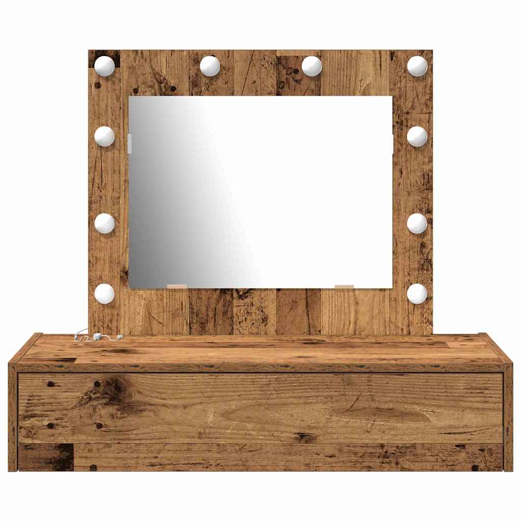 Schminktisch mit Schubladen Braun 83 x 40 x 70 cm Holzwerkstoff