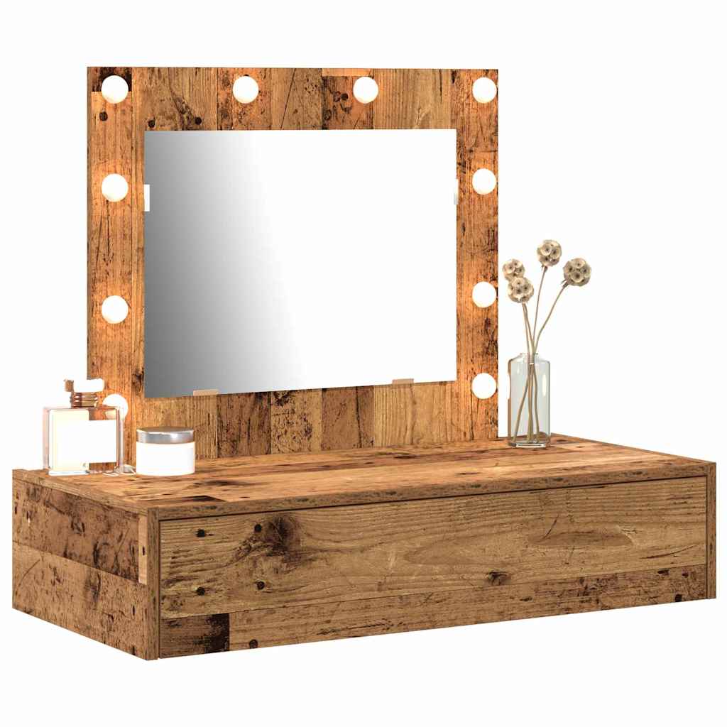 Schminktisch mit Schubladen Braun 83 x 40 x 70 cm Holzwerkstoff