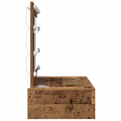 Schminktisch mit Schubladen Braun 83 x 40 x 70 cm Holzwerkstoff