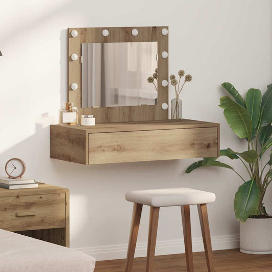 Schminktisch mit Schubladen Braun 83 x 40 x 70 cm Holzwerkstoff