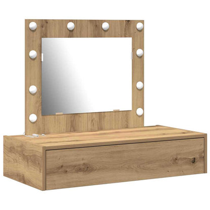 Schminktisch mit Schubladen Braun 83 x 40 x 70 cm Holzwerkstoff