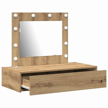 Schminktisch mit Schubladen Braun 83 x 40 x 70 cm Holzwerkstoff