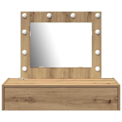 Schminktisch mit Schubladen Braun 83 x 40 x 70 cm Holzwerkstoff