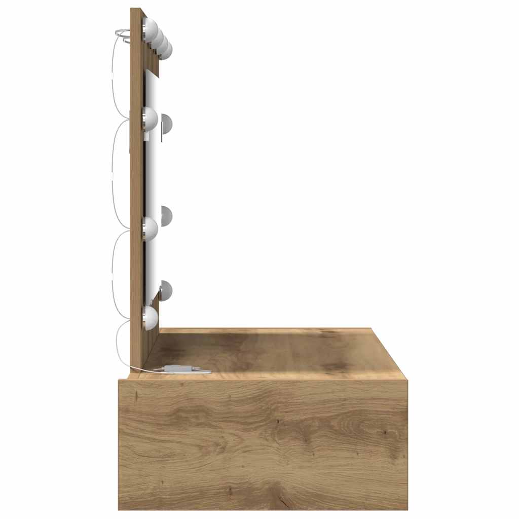 Schminktisch mit Schubladen Braun 83 x 40 x 70 cm Holzwerkstoff