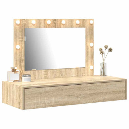 Schminktisch mit Speicher Braun 100 x 40 x 70 cm Holzwerkstoff