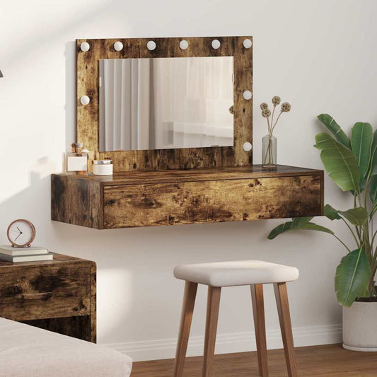 Schminktisch mit Speicher Braun 100 x 40 x 70 cm Holzwerkstoff