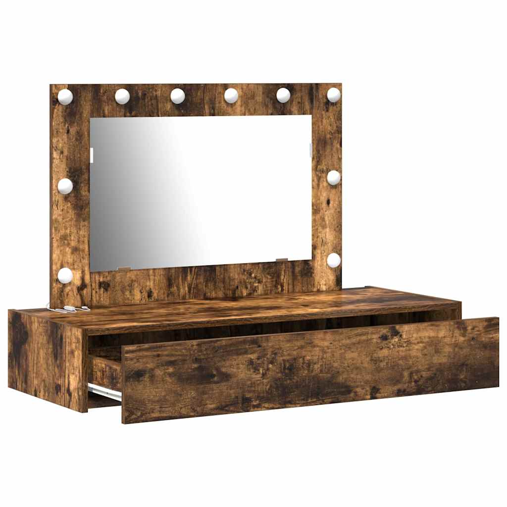 Schminktisch mit Speicher Braun 100 x 40 x 70 cm Holzwerkstoff