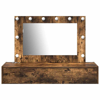 Schminktisch mit Speicher Braun 100 x 40 x 70 cm Holzwerkstoff